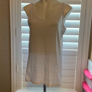Time and Tru Classic White Tank Top